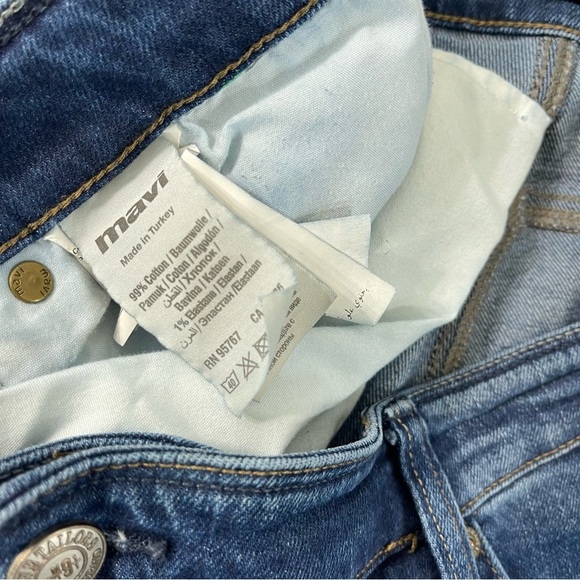 Mavi Jake slim leg Men's Blue Jeans 42x32 - Picture 4 of 6